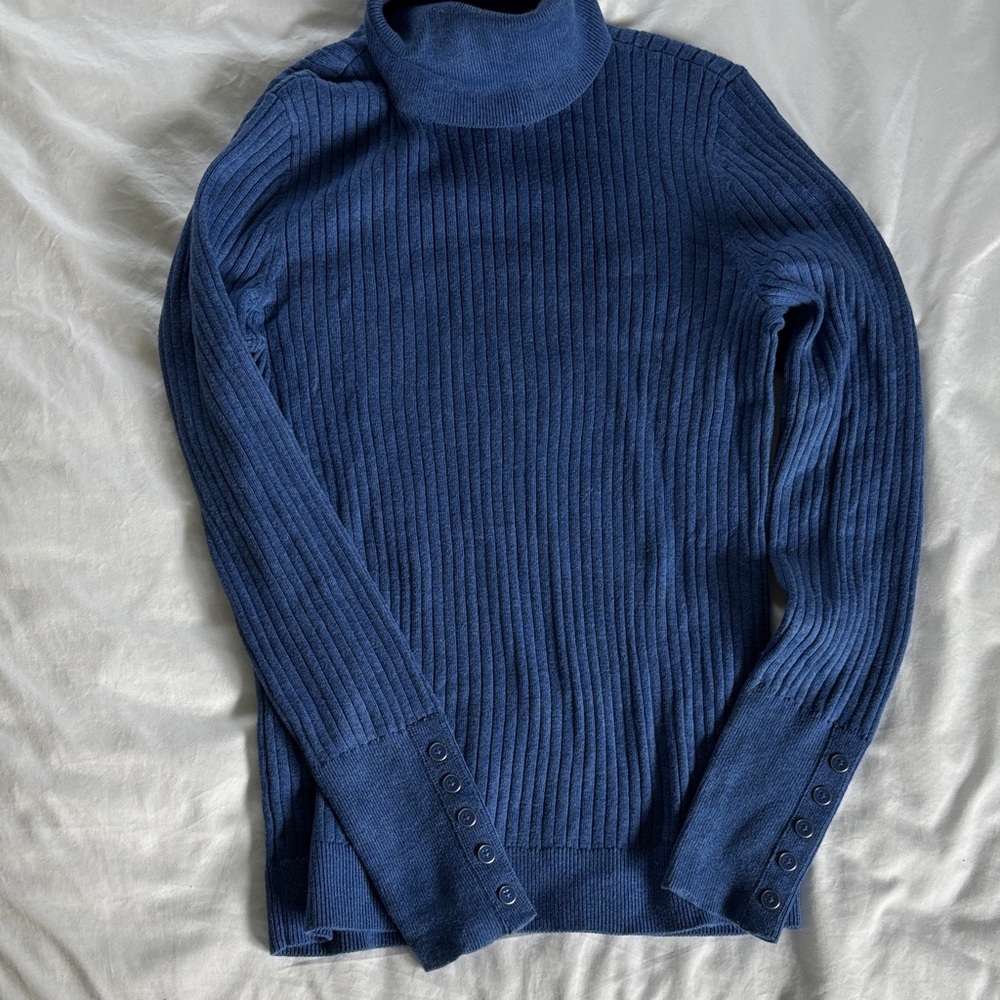 Talbots Ribbed Turtleneck Sweater
